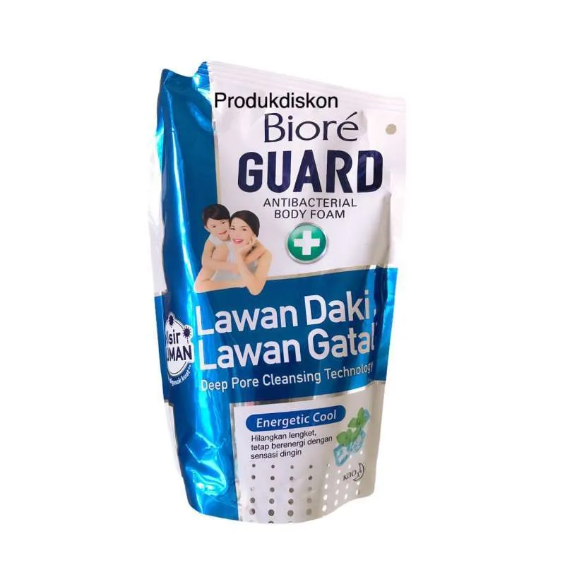 golaris Biore Guard Body Foam (sabun cair refill) 400ml Energetic Cool